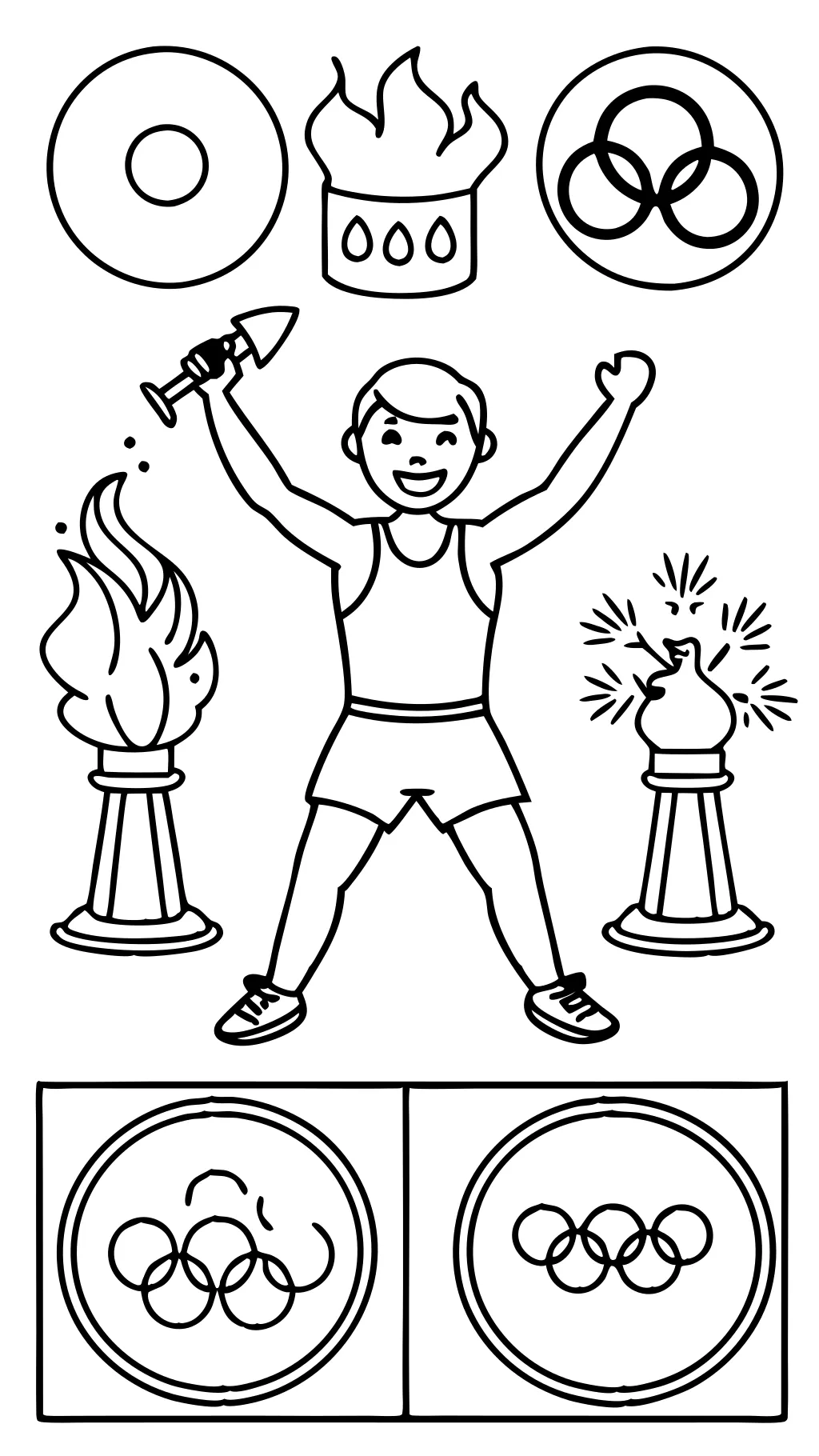 olympic coloring pages